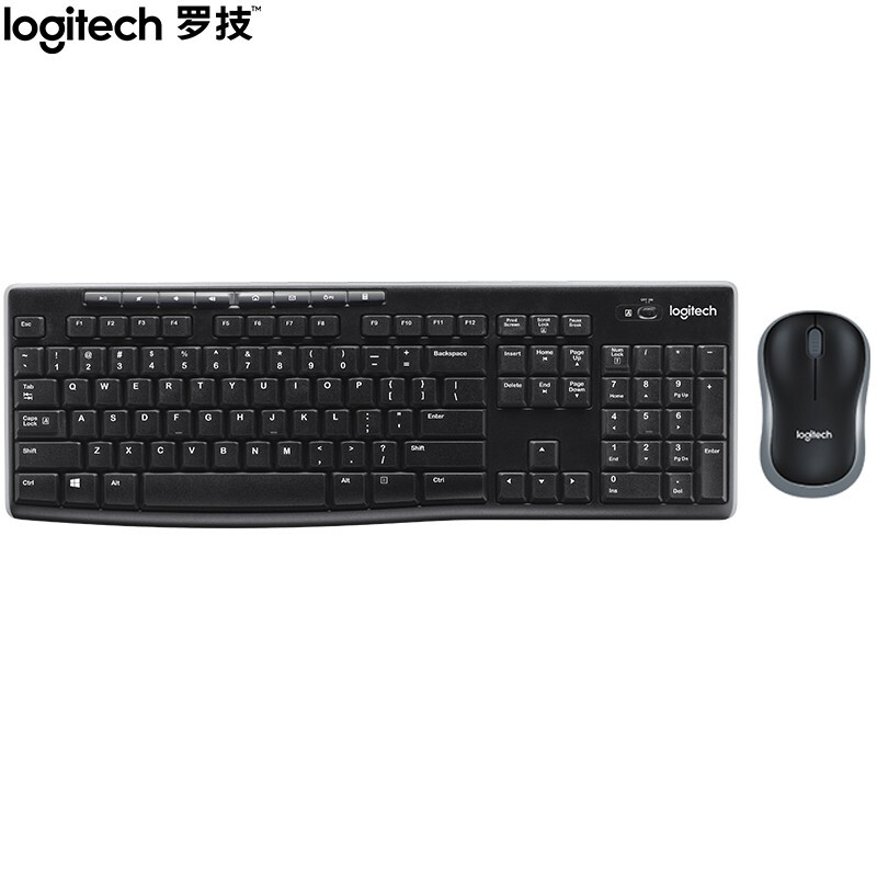 罗技（Logitech）MK270键鼠套装 无线键鼠套装 办公键鼠套装