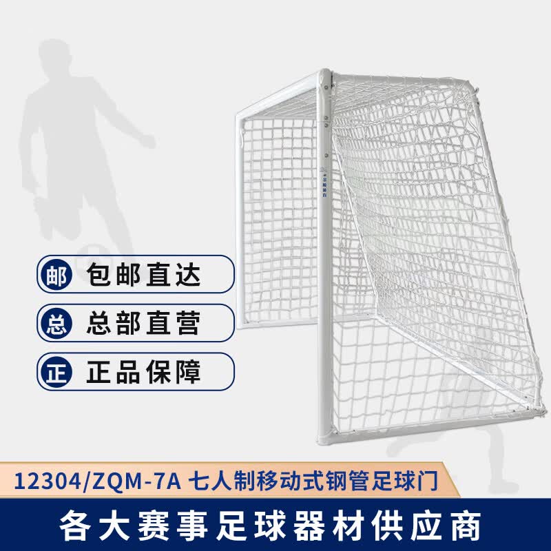 金陵体育钢管足球门 ZQM-7A 直插 移动 比赛球门 球框 学校成人大型赛事培训 单个