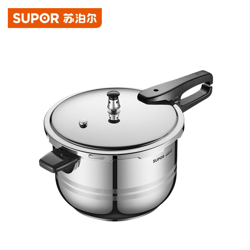 苏泊尔 烹调电器 YS22ED 压力锅 304不锈钢  22cm燃气电磁炉通用 5.0L