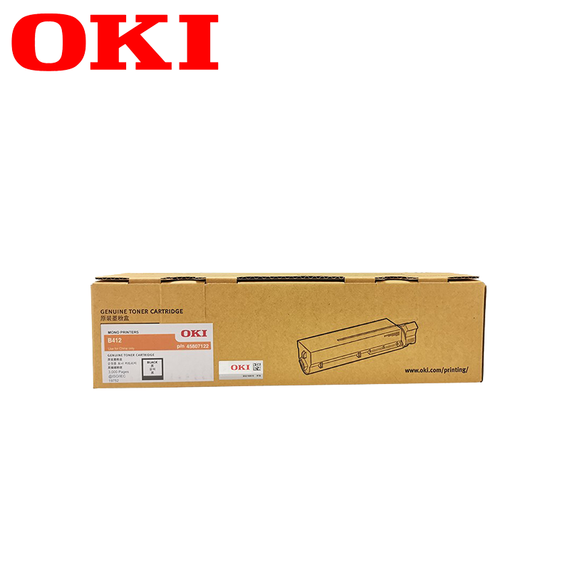 OKI 粉盒 B412DN 原装粉盒 